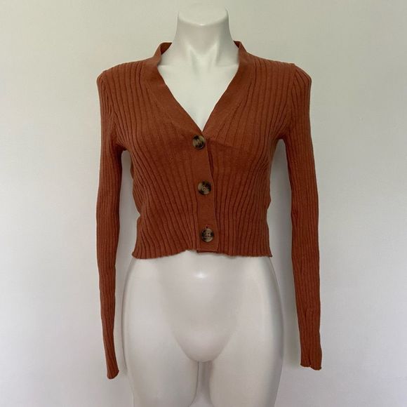 Madewell Sweaters - Madewell Brenville crop cardigan sweater ribbed 90s inspired
